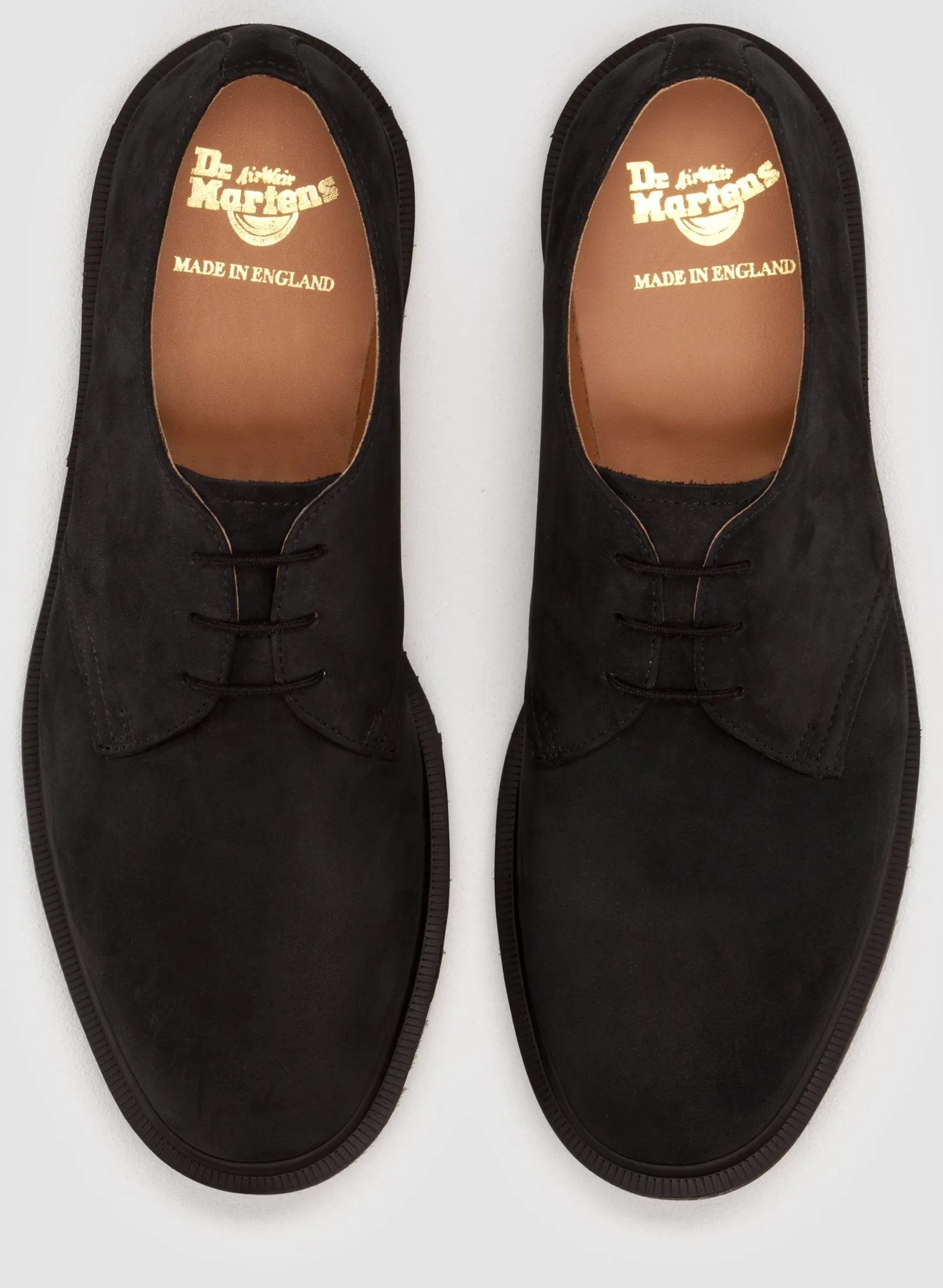 1461 STEED BLACK SUEDE OXFORD MIE