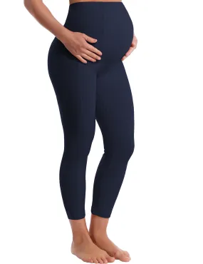 22 Side Pockets Maternity yogastudio Pants darknavy_yogastudio