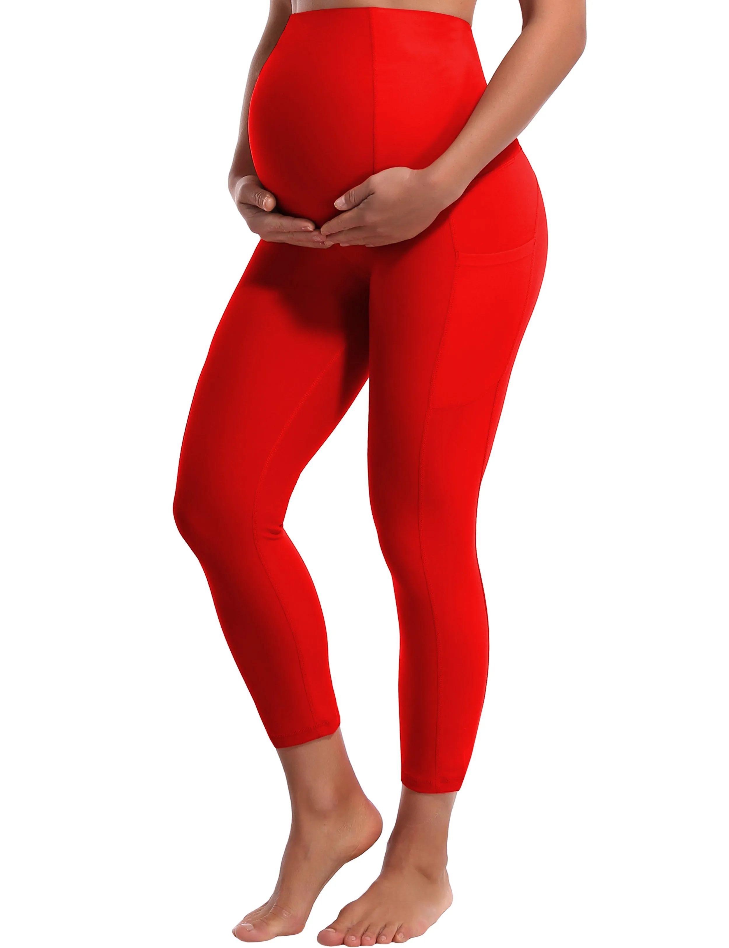 22 Side Pockets Maternity yogastudio Pants scarlet_yogastudio