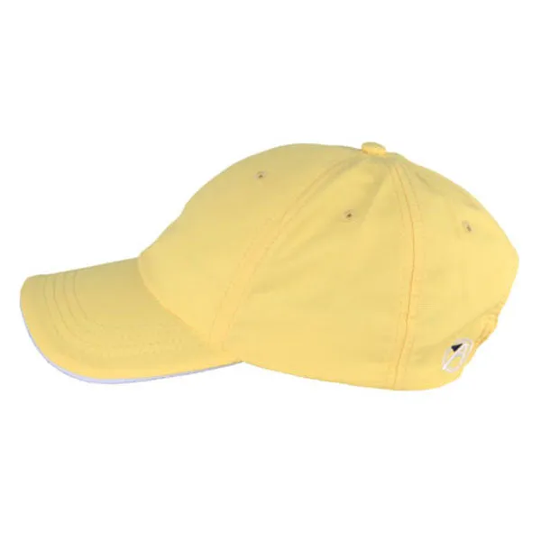 AHEAD Gold Finch/White Textured Poly Solid Cap