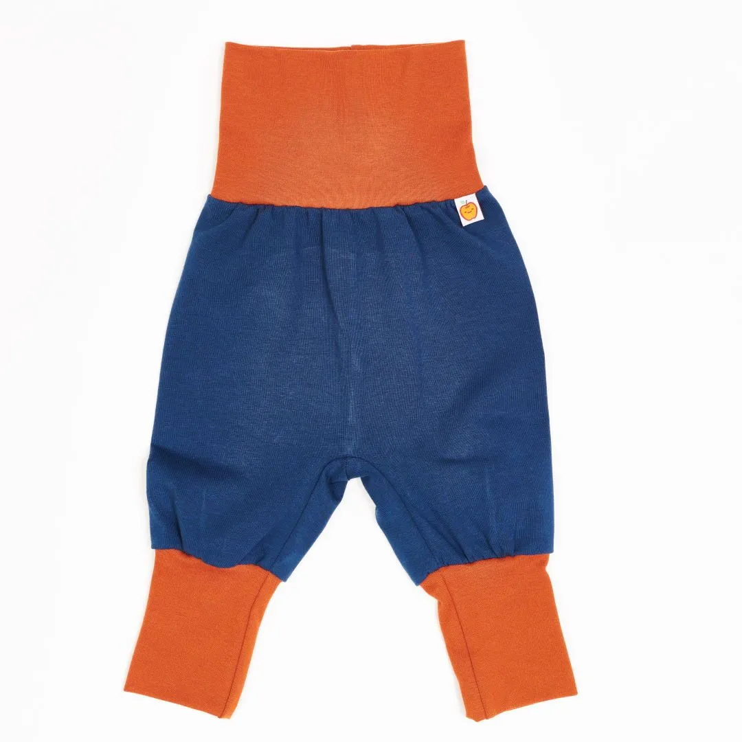 Baby pants "Jersey Indigo/Rust"