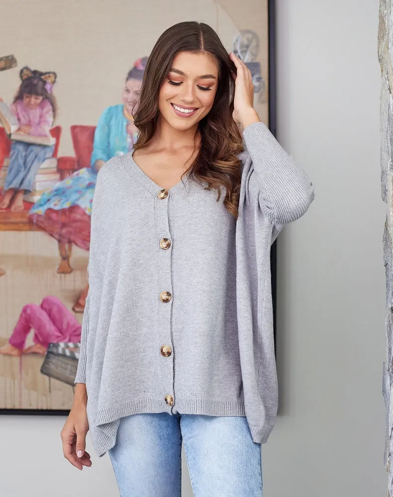 Bee Maddison Chelsea Knit Grey