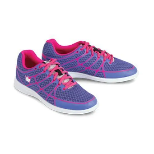 Brunswick Womens Aura Purple Pink Bowling Shoes