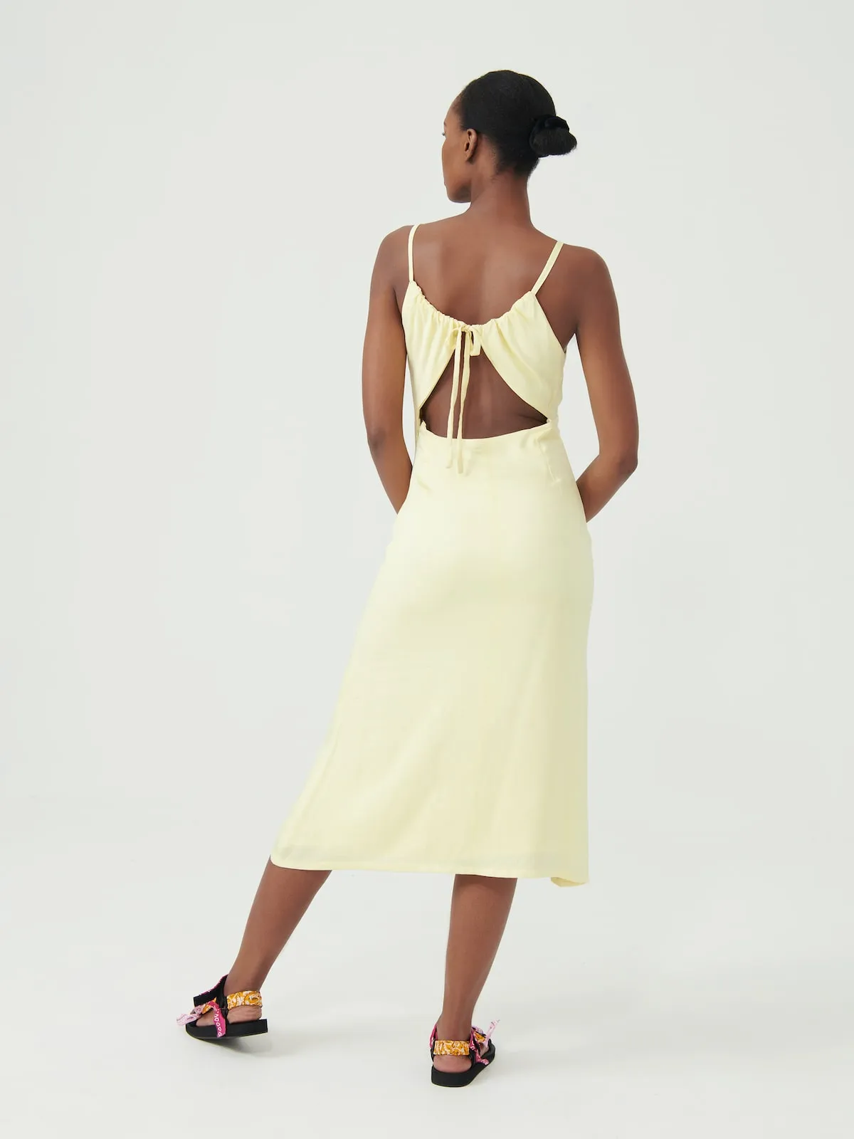 Butter Open-Back Slip Dress