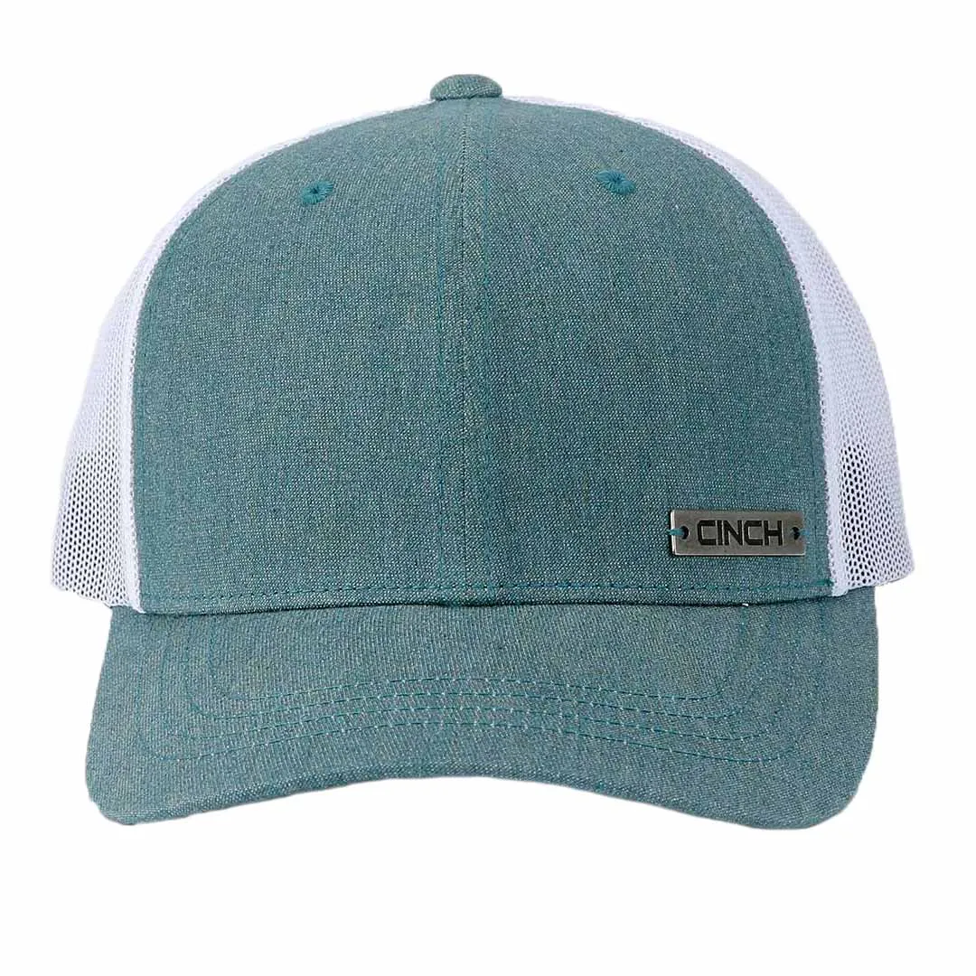 Cinch Men's Metal Bar Logo Snap Back Cap