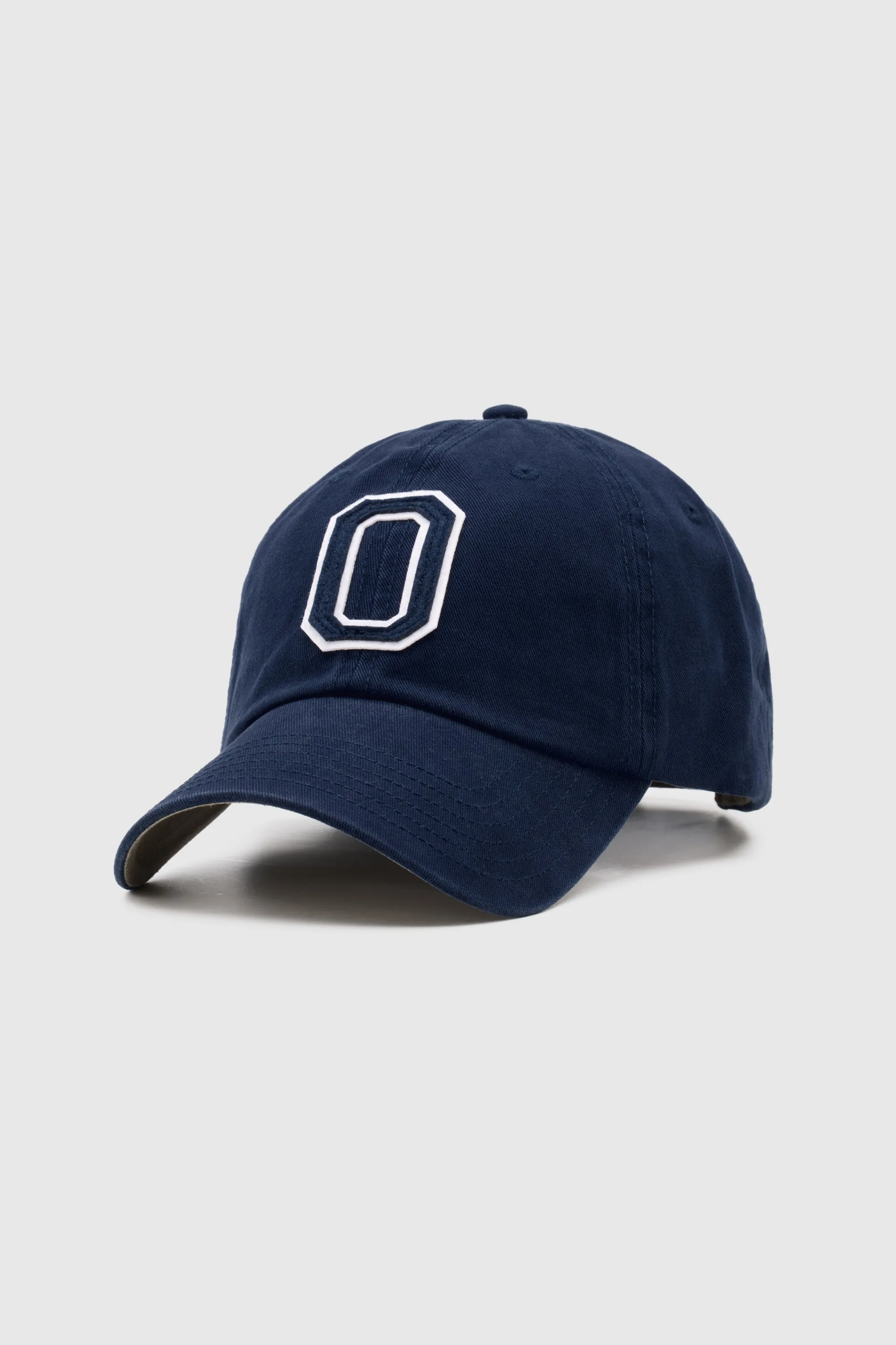 Collegiate Letter Cap Navy