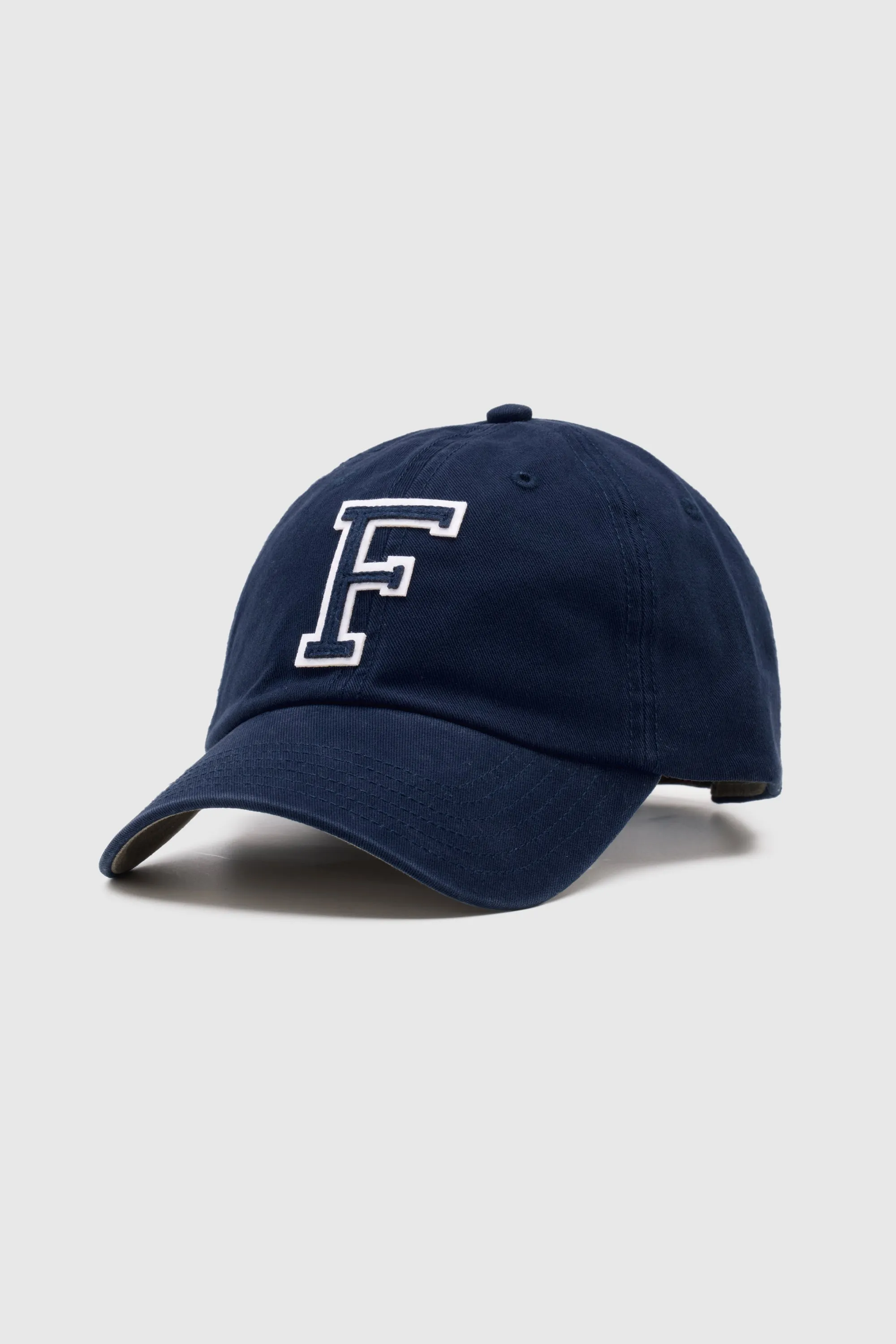 Collegiate Letter Cap Navy