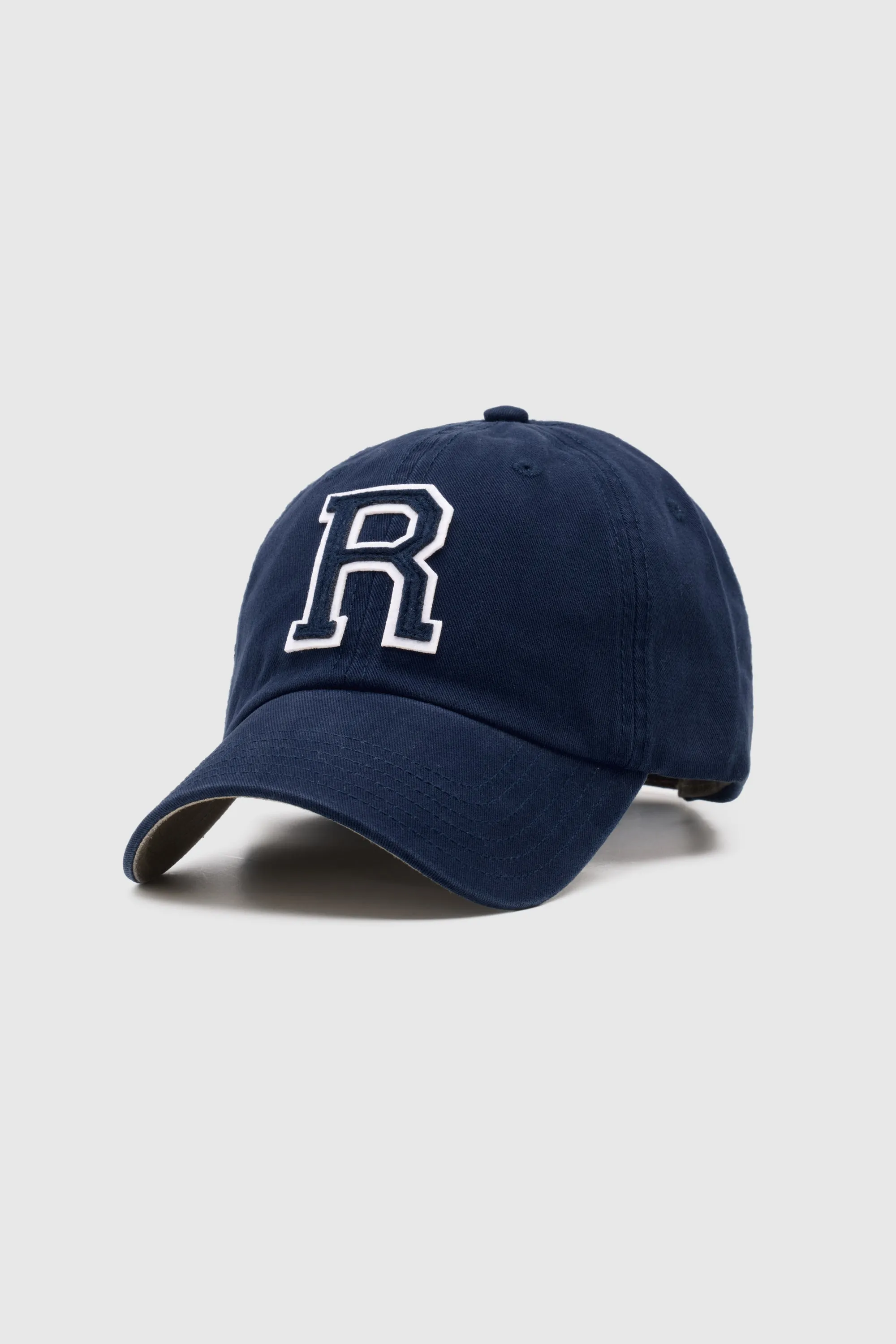 Collegiate Letter Cap Navy