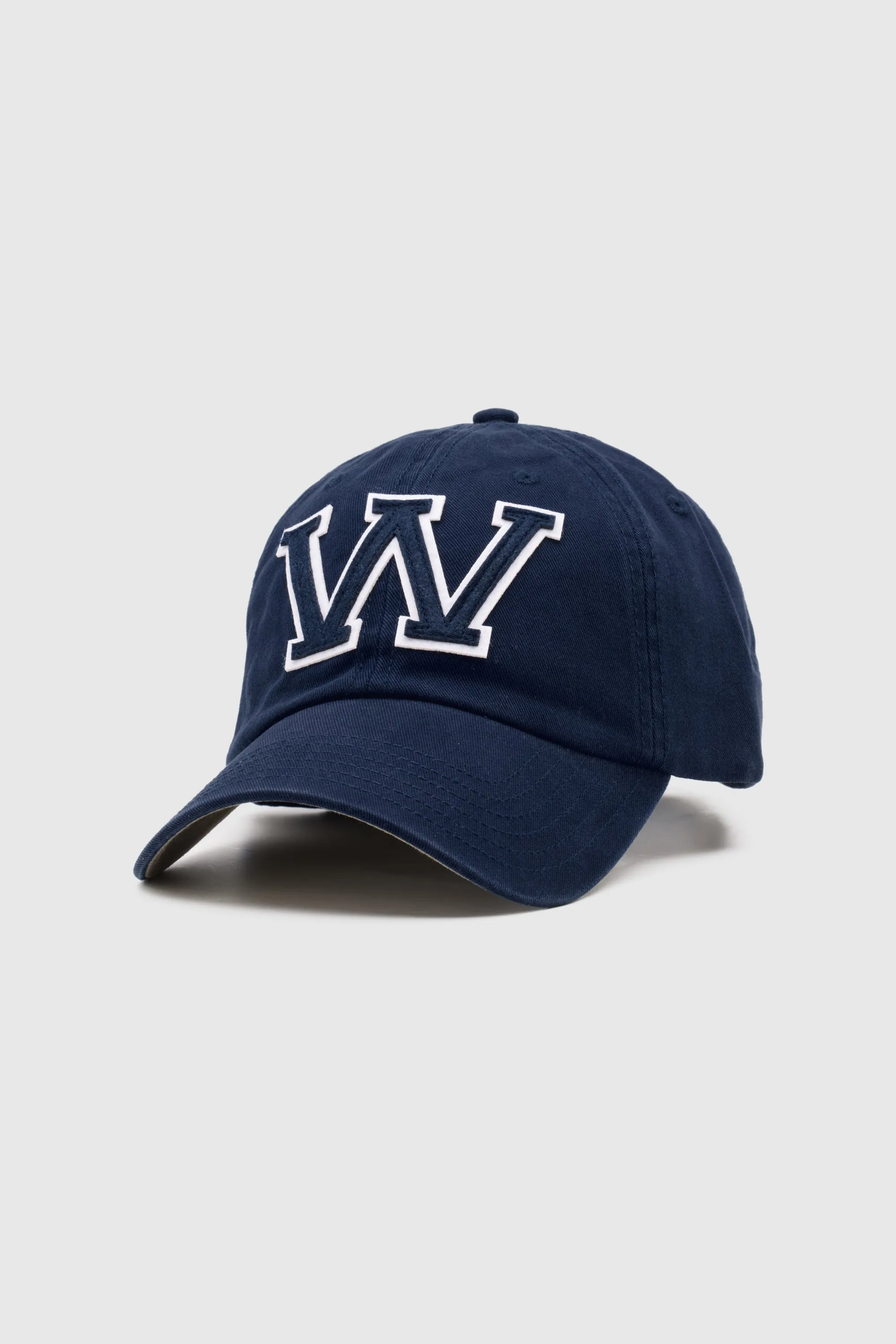 Collegiate Letter Cap Navy