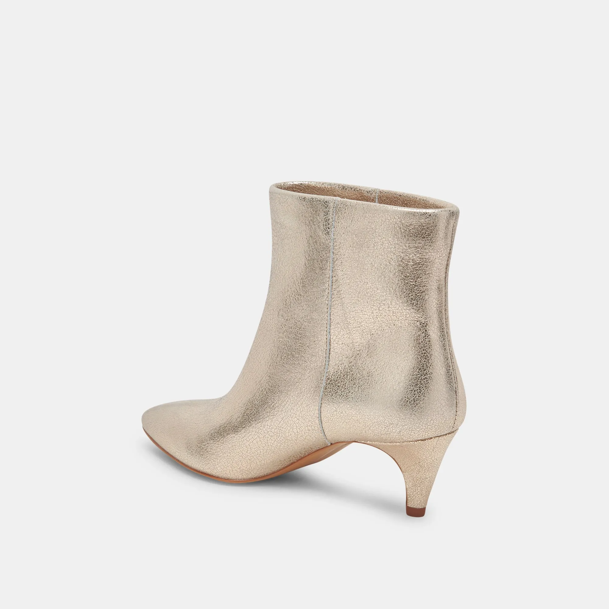 DEE BOOTIES PLATINUM DISTRESSED LEATHER