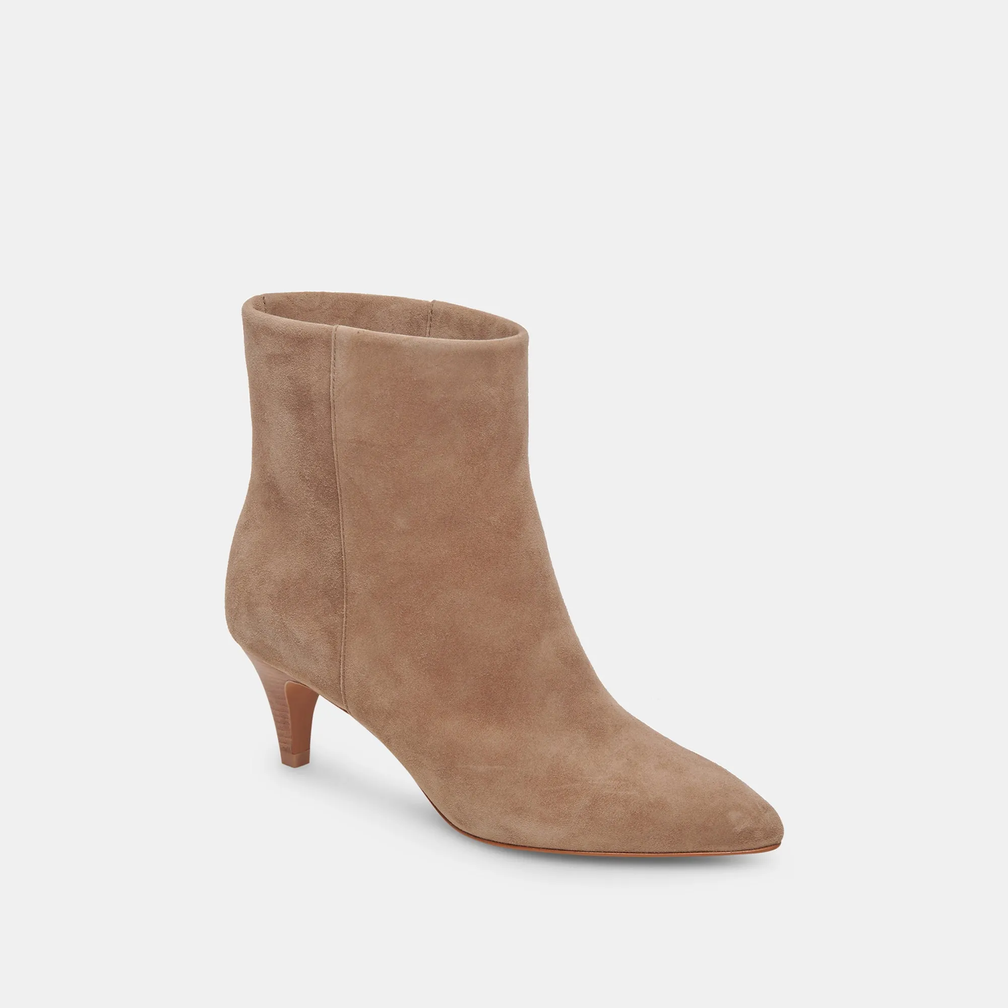 DEE WIDE BOOTIES TRUFFLE SUEDE