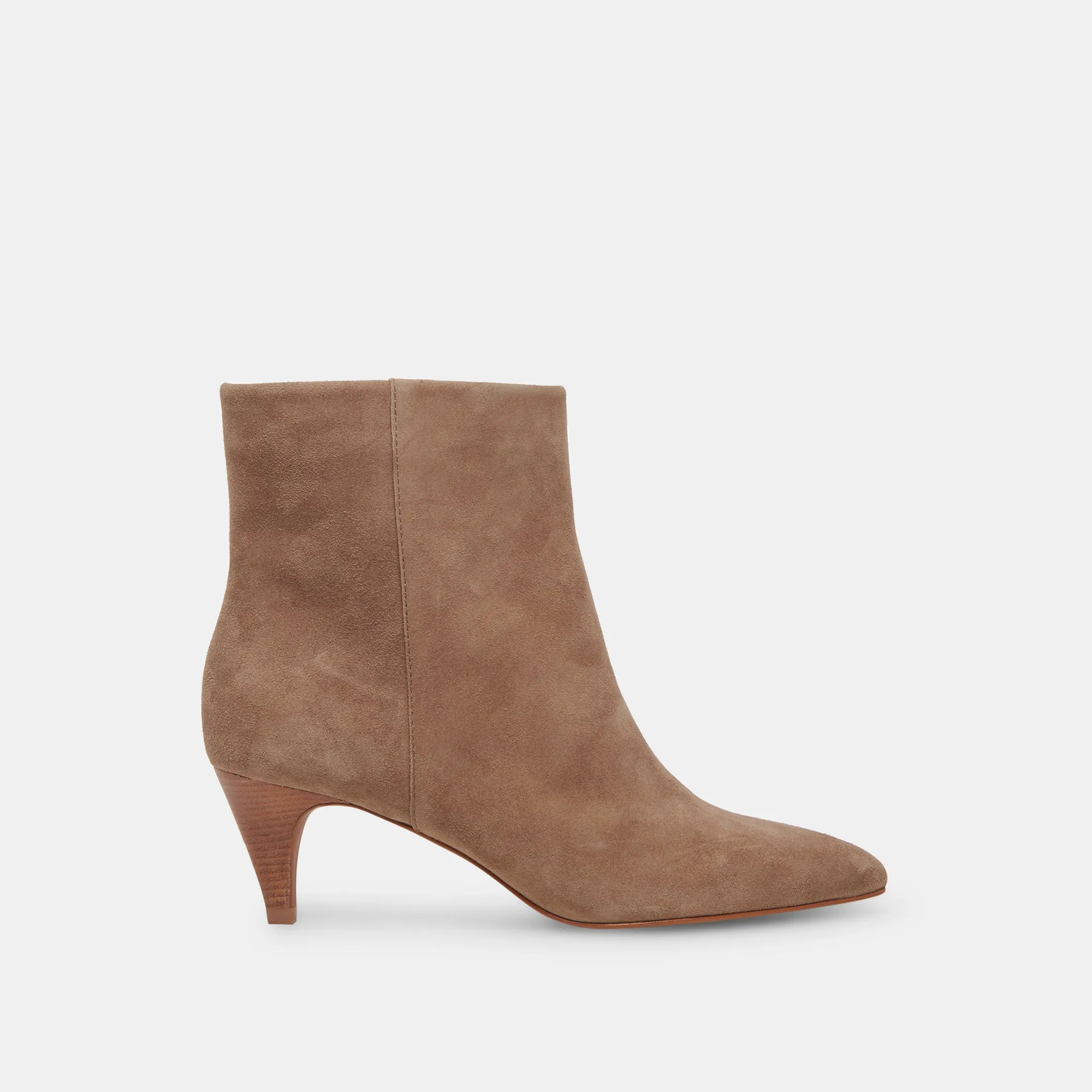 DEE WIDE BOOTIES TRUFFLE SUEDE