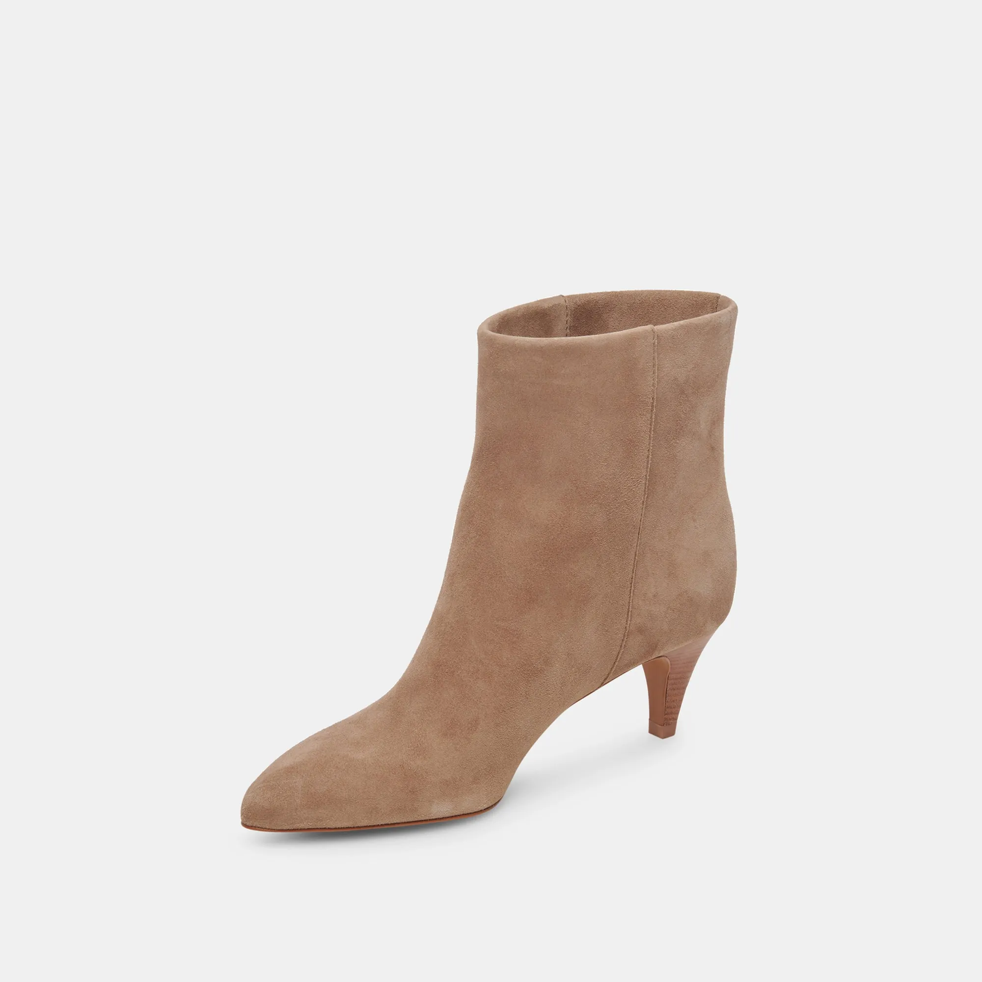 DEE WIDE BOOTIES TRUFFLE SUEDE