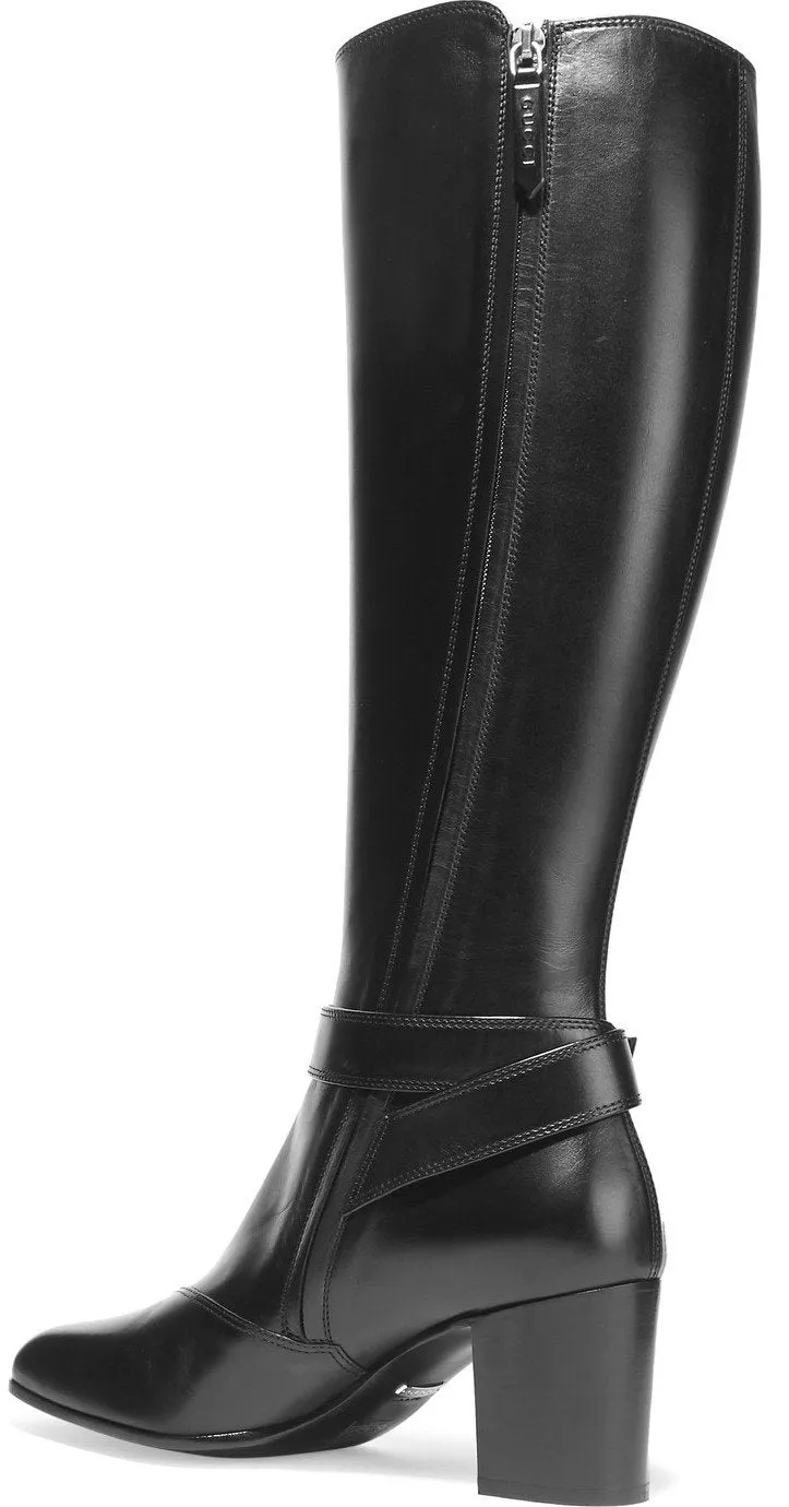 'Dionysus' Leather Knee Boots