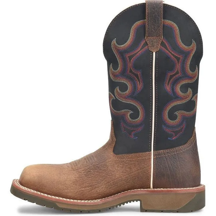 Double H Men's Belgrade 12" Comp Toe Western Work Boot -Brown- DH6140