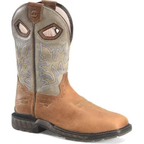 Double H Men's Oatman 11 CT Waterproof Western Work Boot -Brown- DH5430