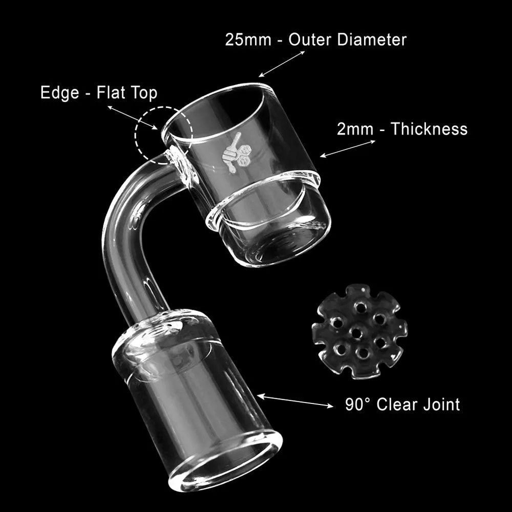 Honey Disc Deep Dish Quartz Banger