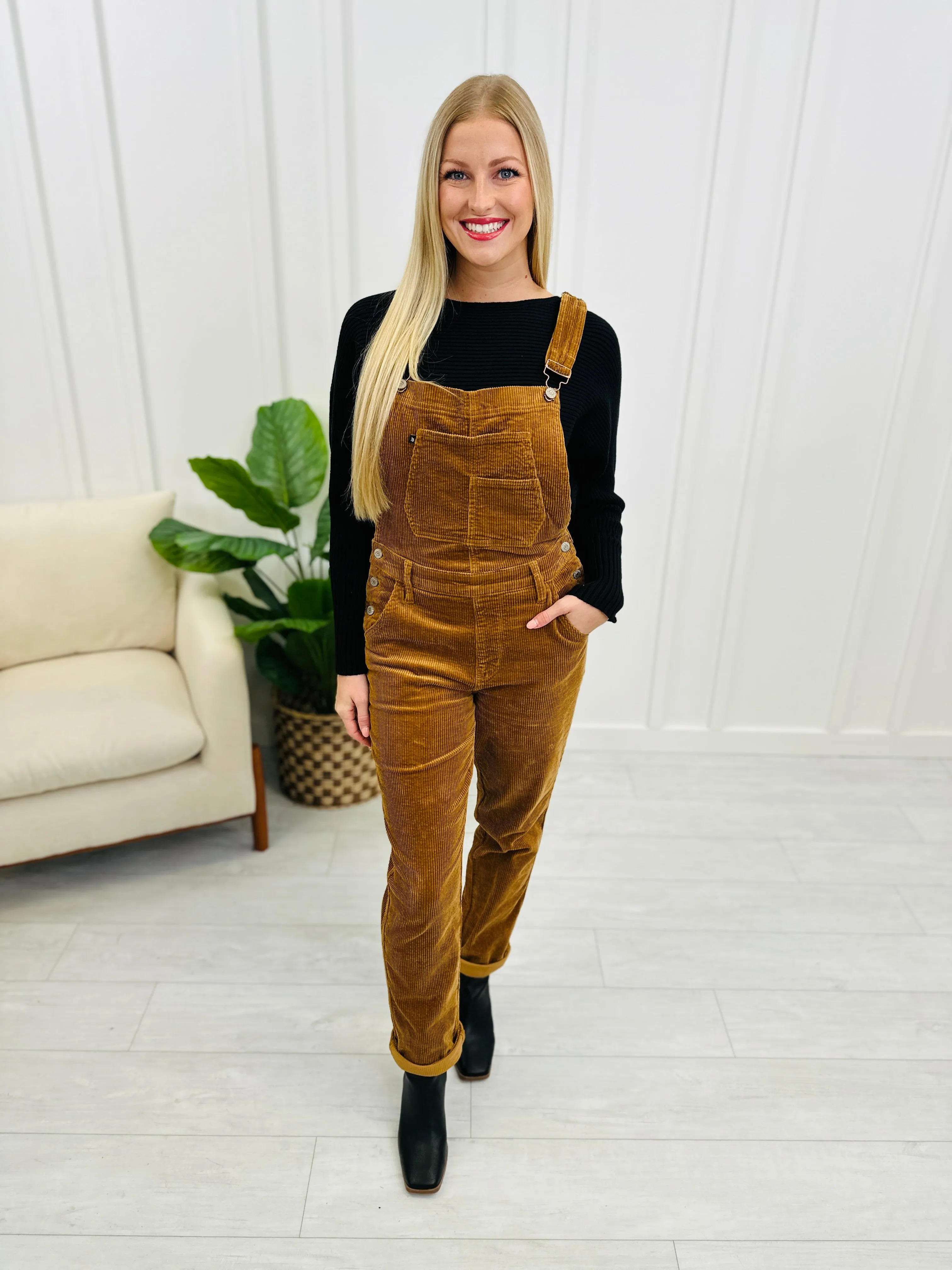 Judy Blue REG/CURVY Cozy in Corduroy Overalls