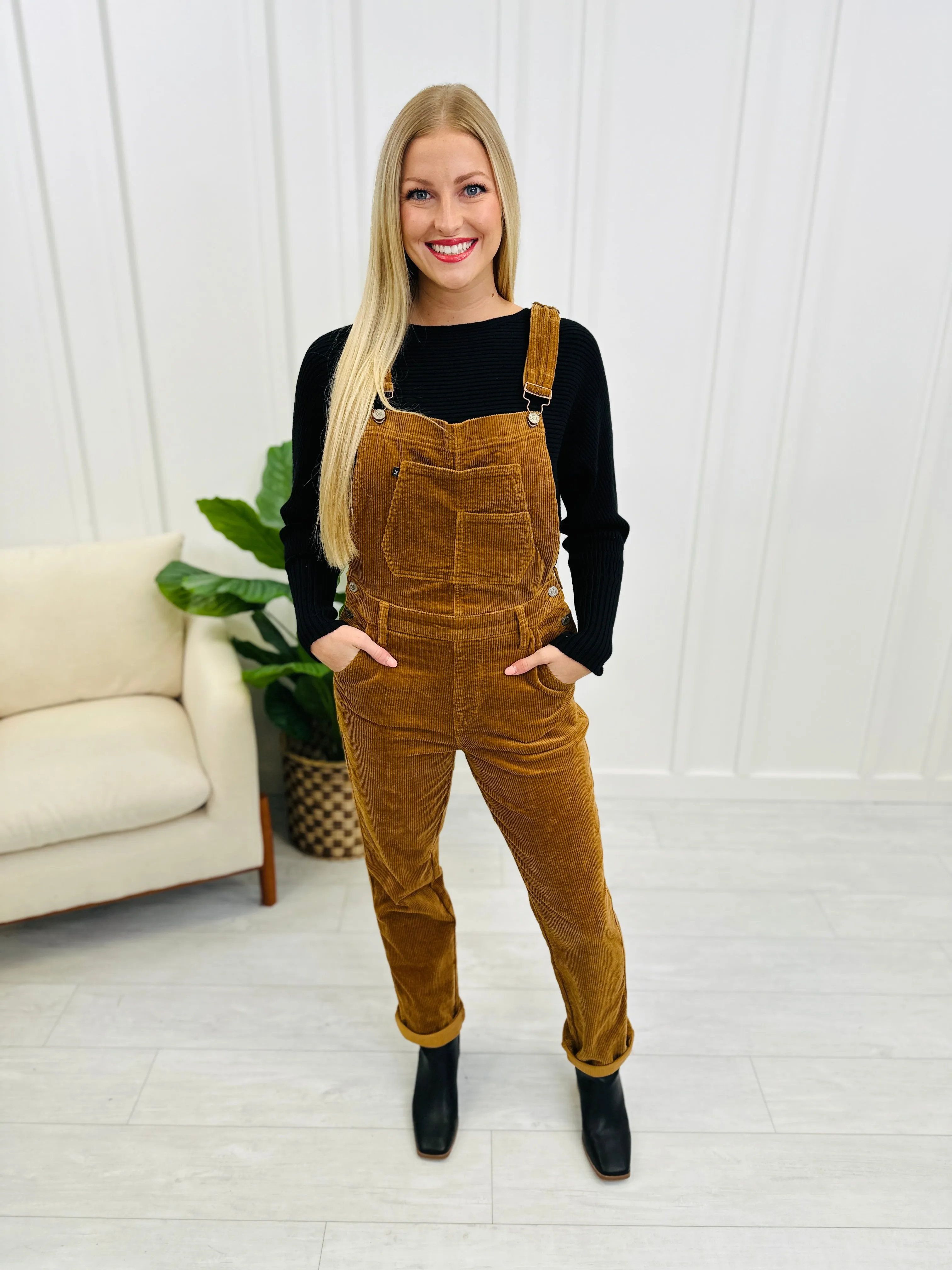 Judy Blue REG/CURVY Cozy in Corduroy Overalls