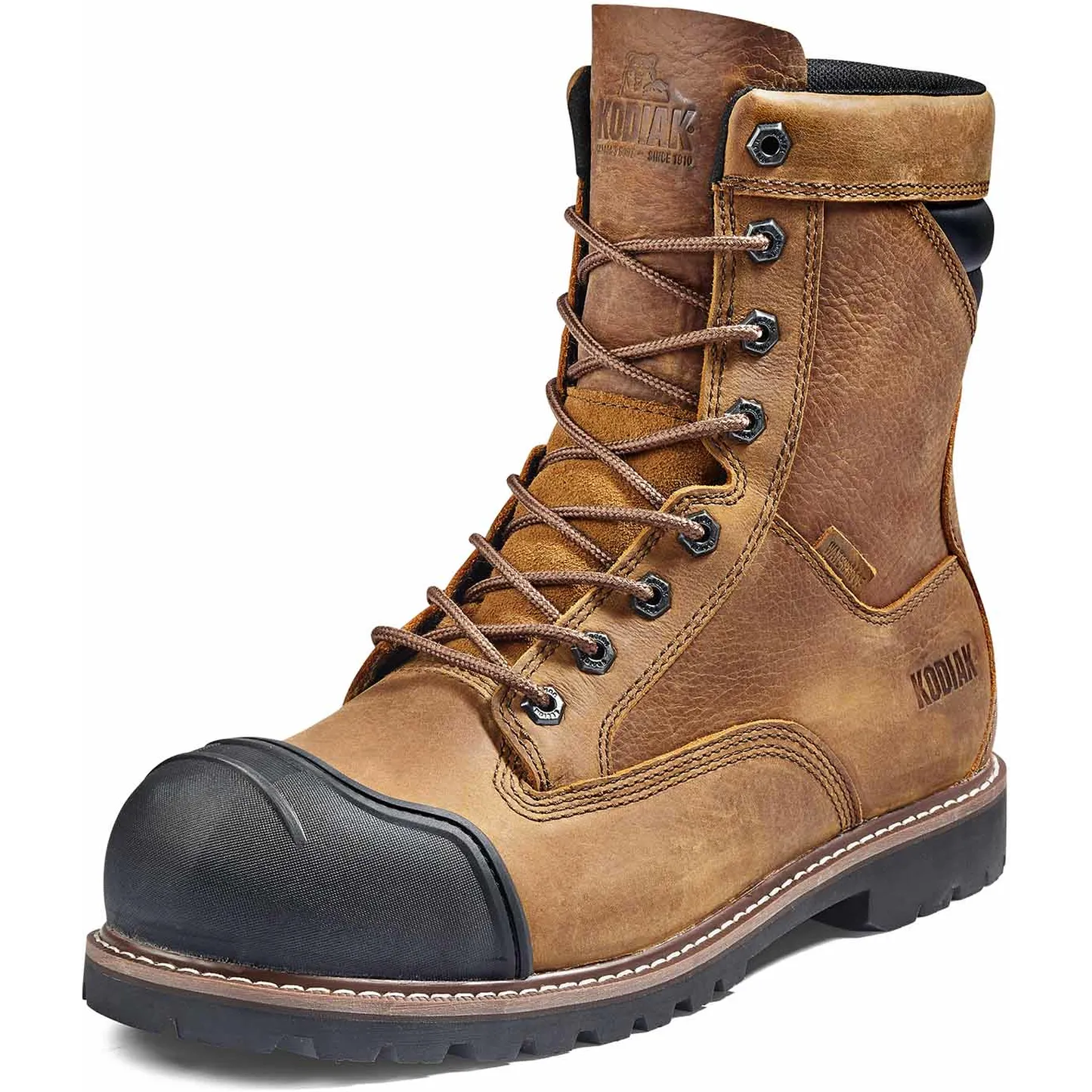 Kodiak Men's Mckinney M.U.T 8 Comp Toe WP Work Boot - Wheat - 4TEPWT