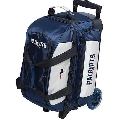 KR NFL Double Roller New England Patriots Bowling Bag