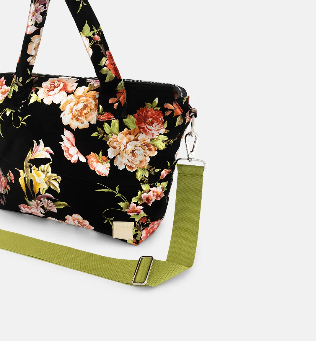 Maximilian Dance Tote in Printed Suede | An Ode to Flowers