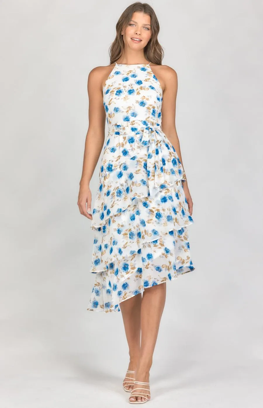 Misha Dress -  White Floral