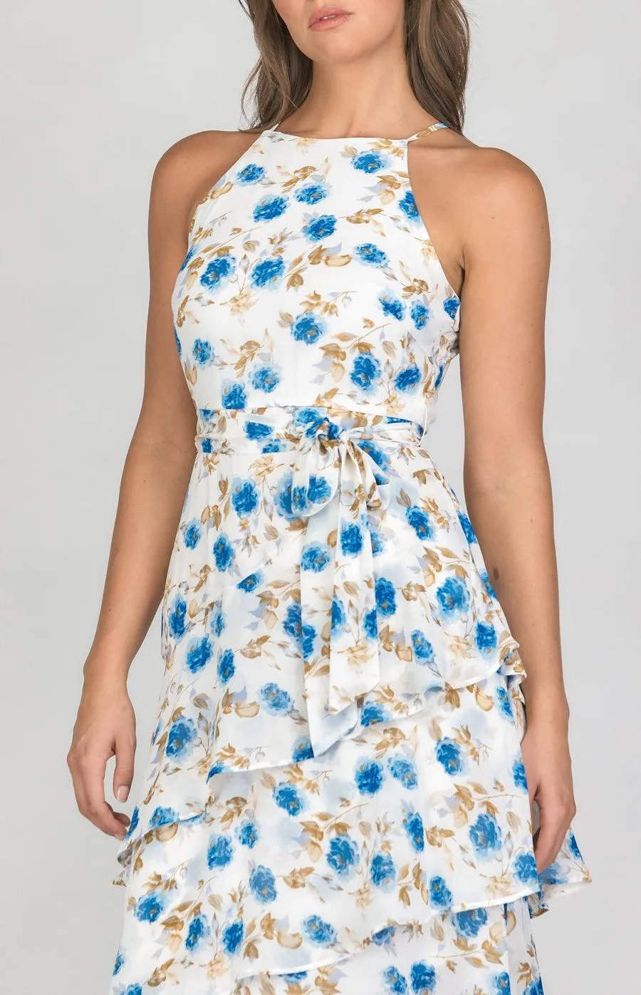 Misha Dress -  White Floral