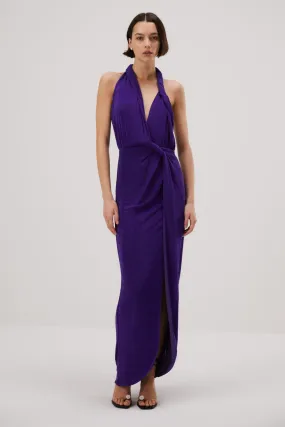 Misha Venetia Slinky Jersey Gown - Ultra Violet