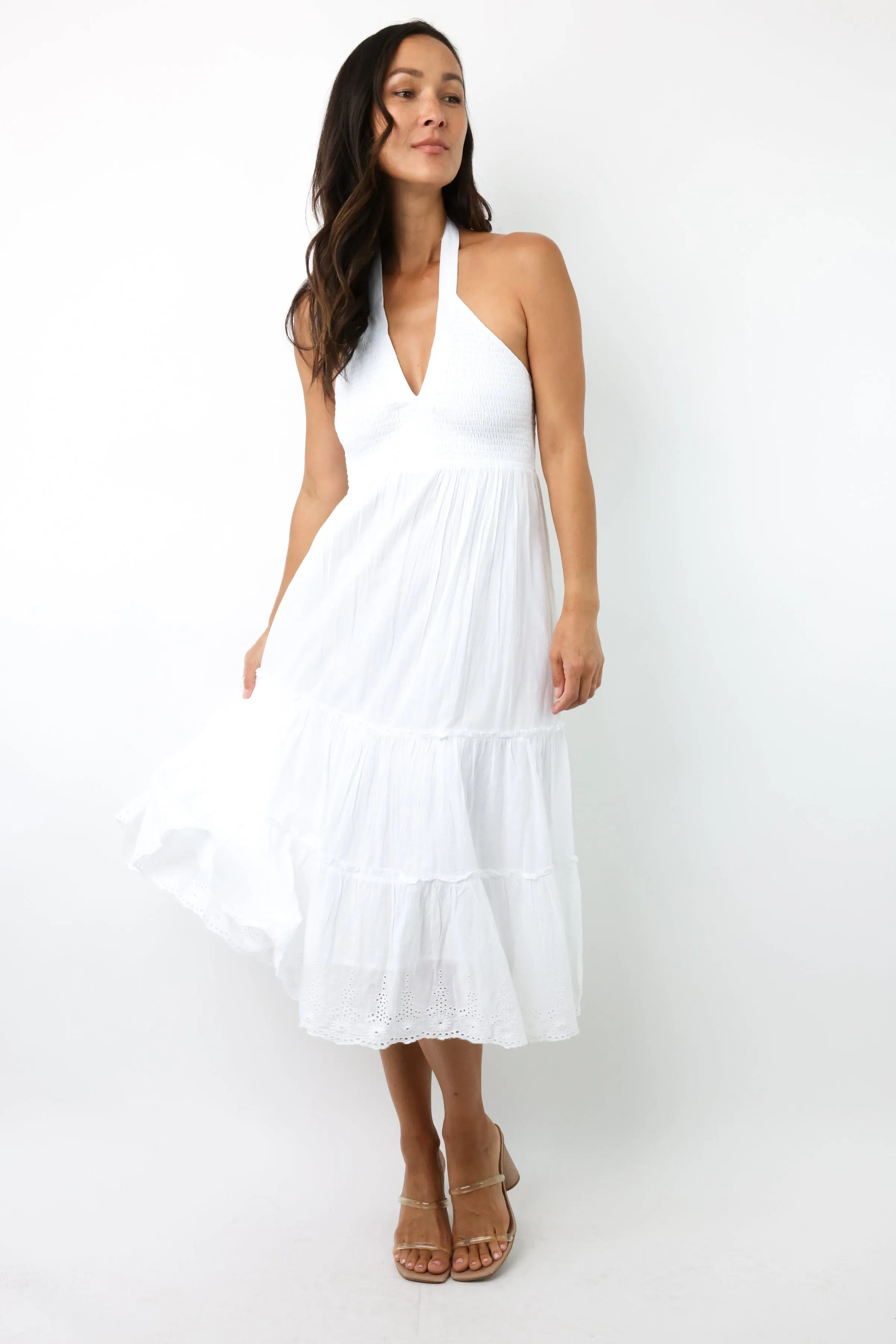 Sashi Midi Halter Dress