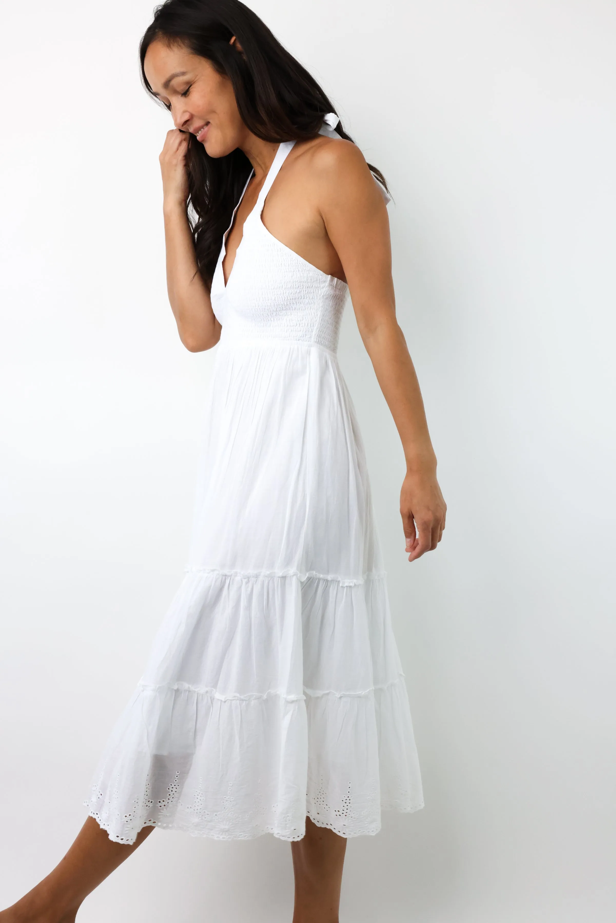 Sashi Midi Halter Dress