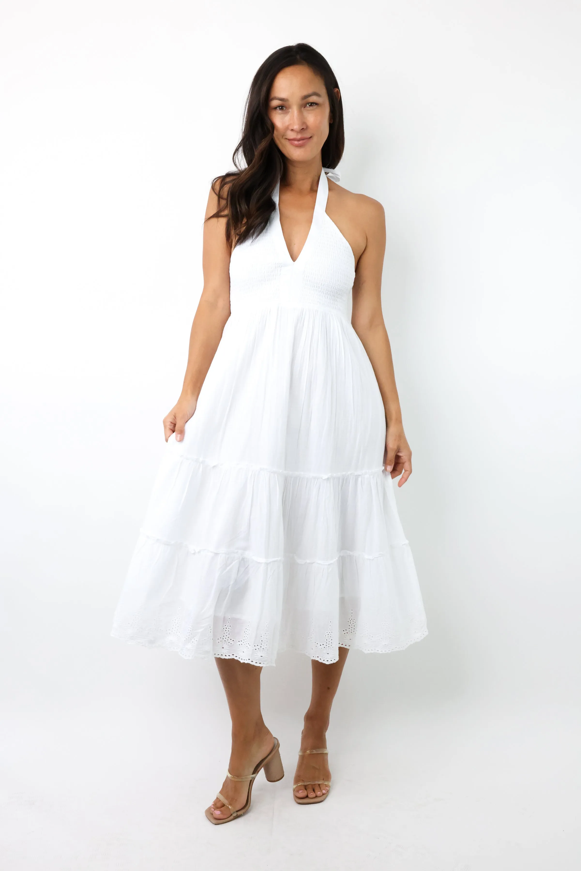 Sashi Midi Halter Dress