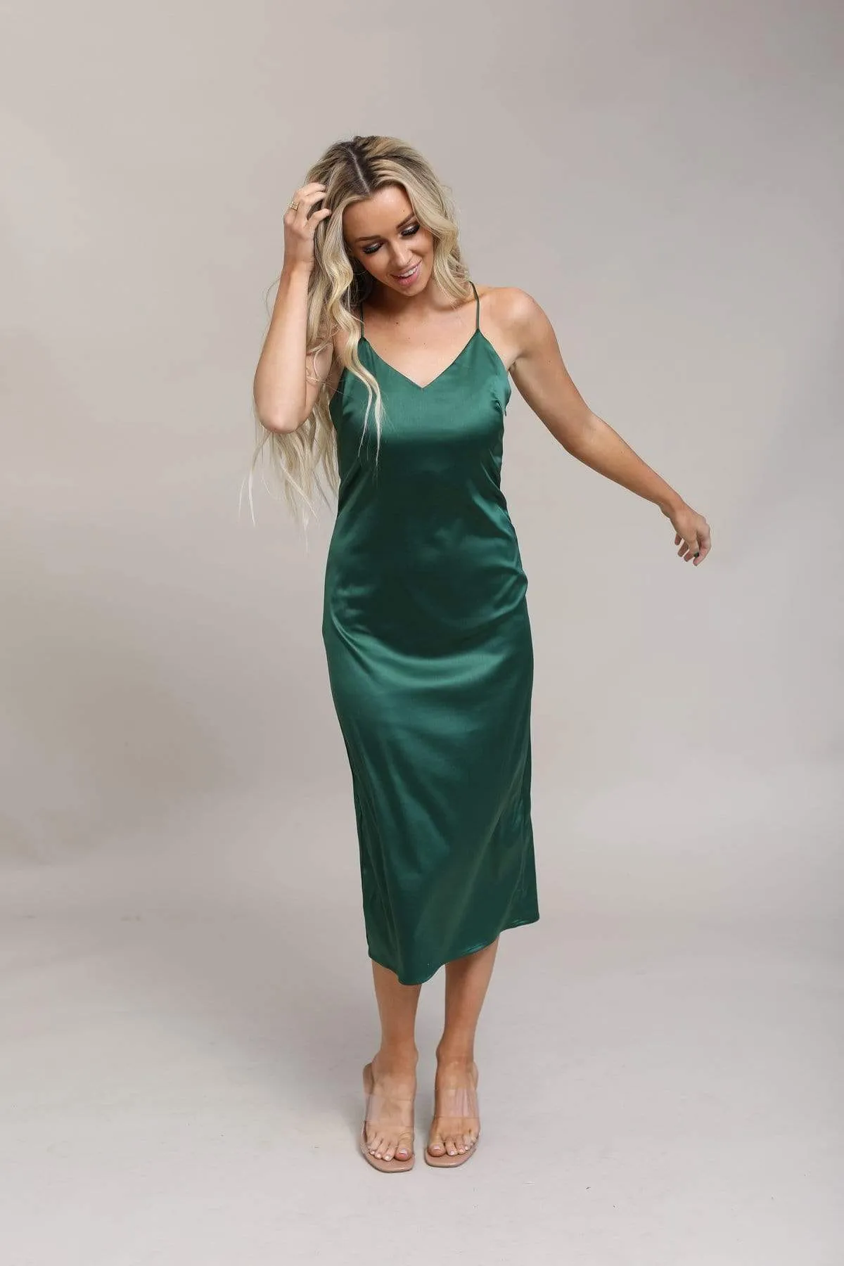 Satin Slip Dress