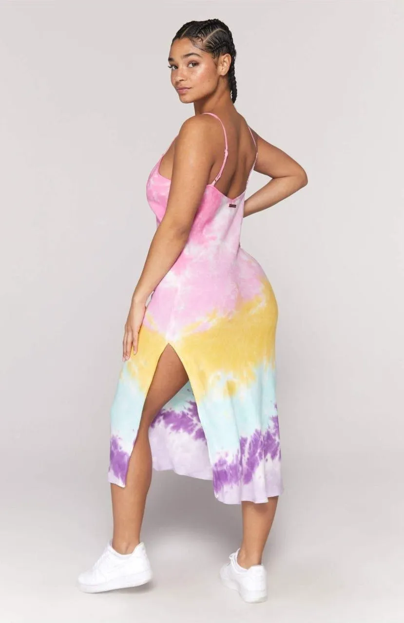 Spiritual Gangster Tie Dye Slip Dress