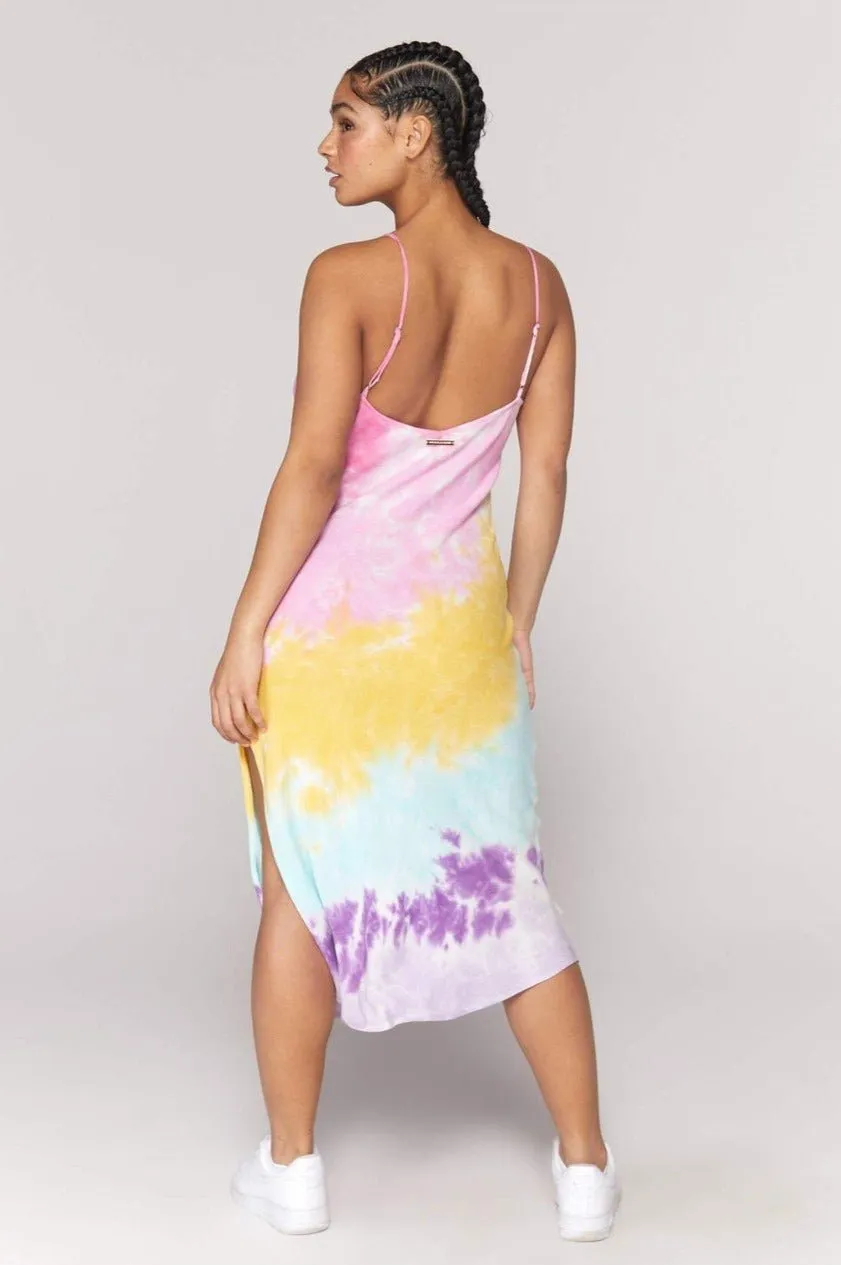 Spiritual Gangster Tie Dye Slip Dress