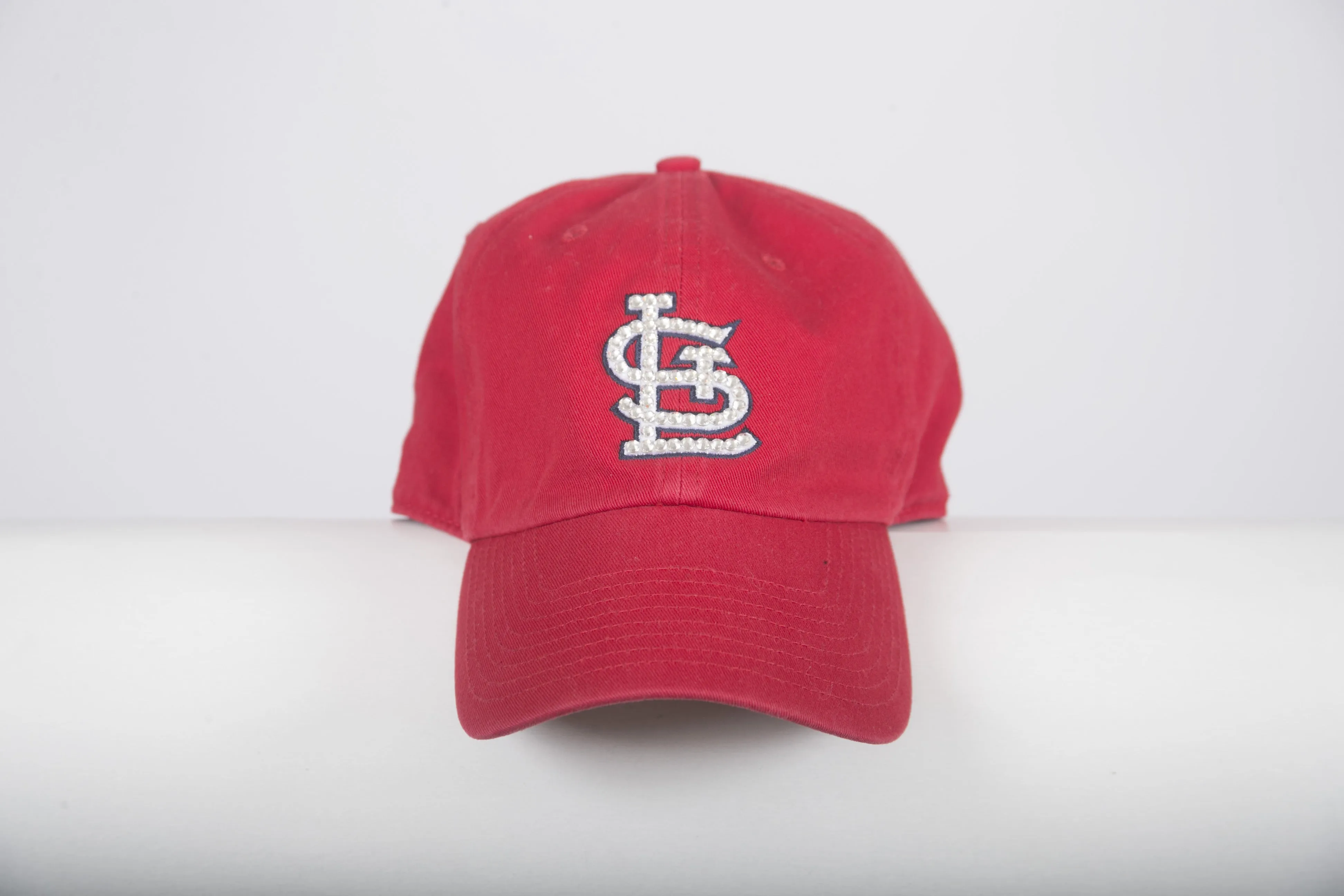 St. Louis Cardinals Crystal Hat- Red