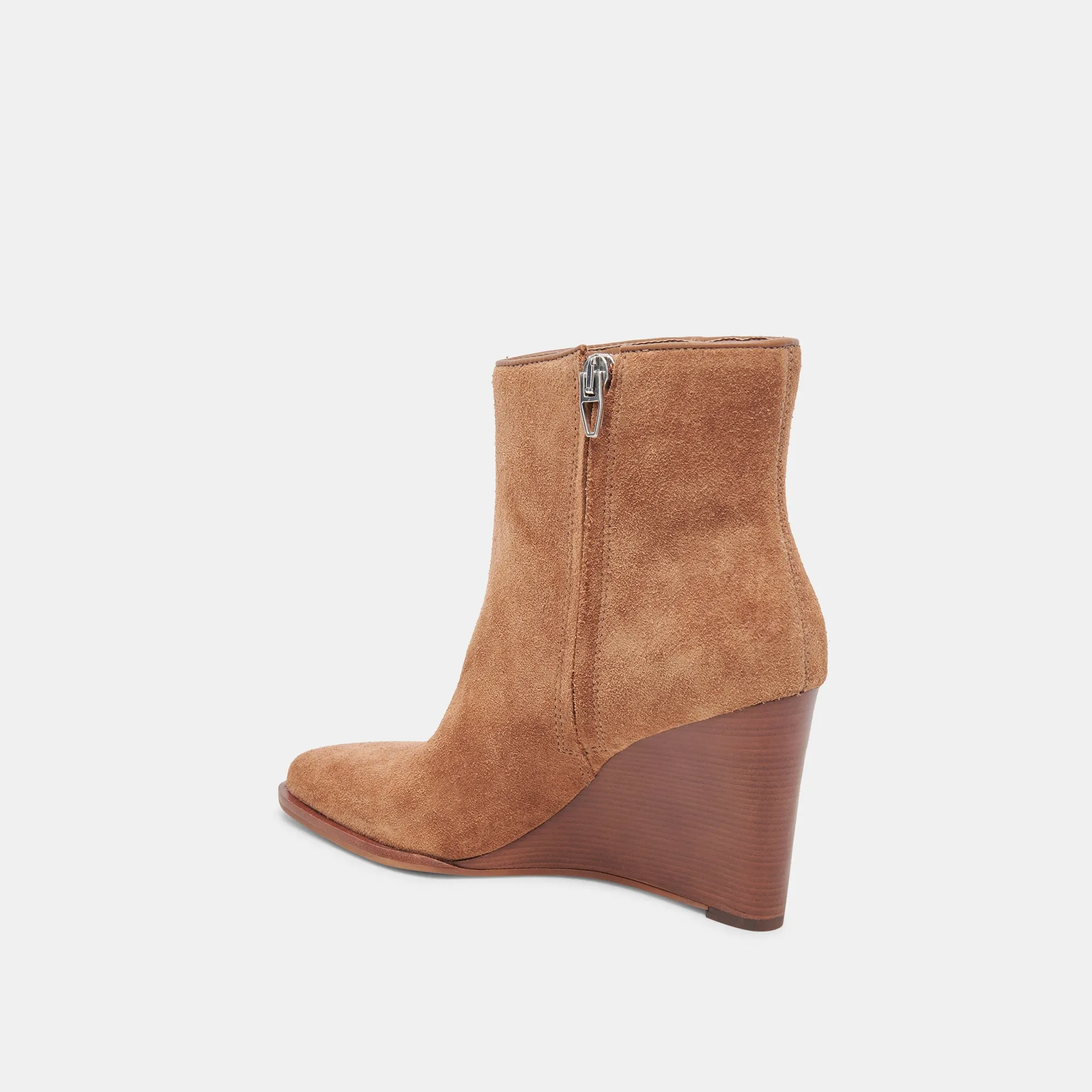 SUSANN BOOTIES CHESTNUT SUEDE