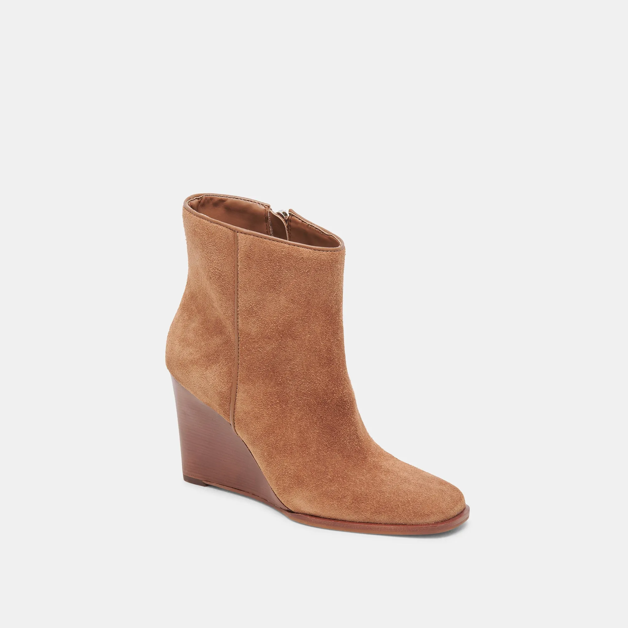 SUSANN BOOTIES CHESTNUT SUEDE