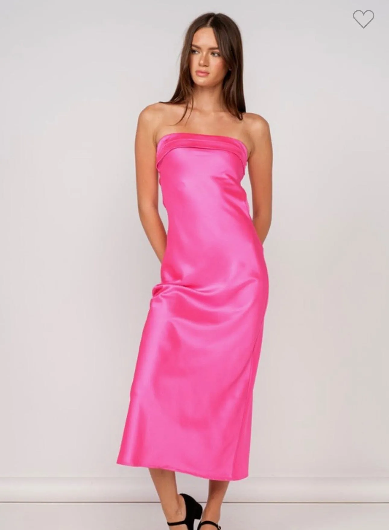 Sydney Satin Midi Dress