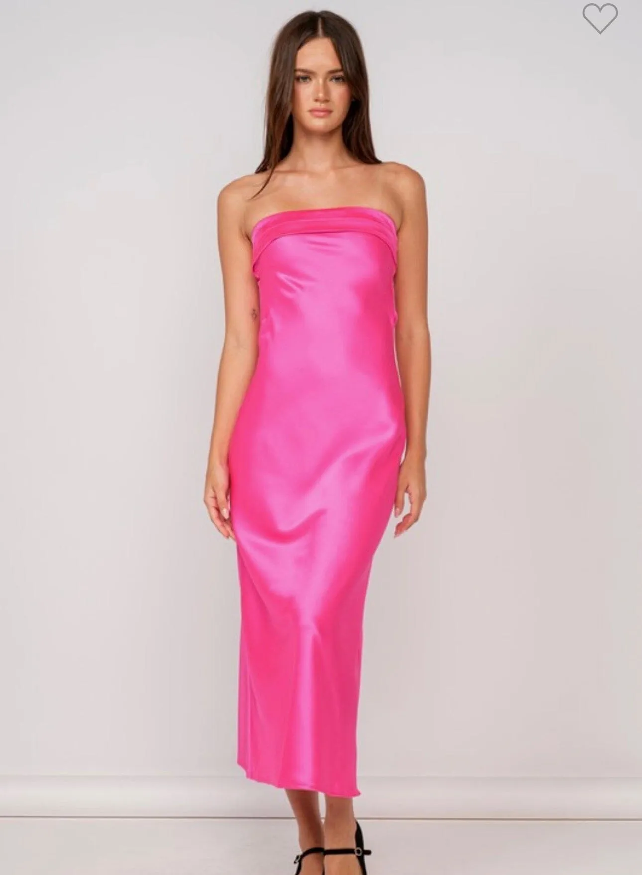 Sydney Satin Midi Dress