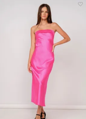 Sydney Satin Midi Dress