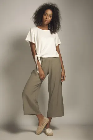 textured pants grey <br> by Friday's Project