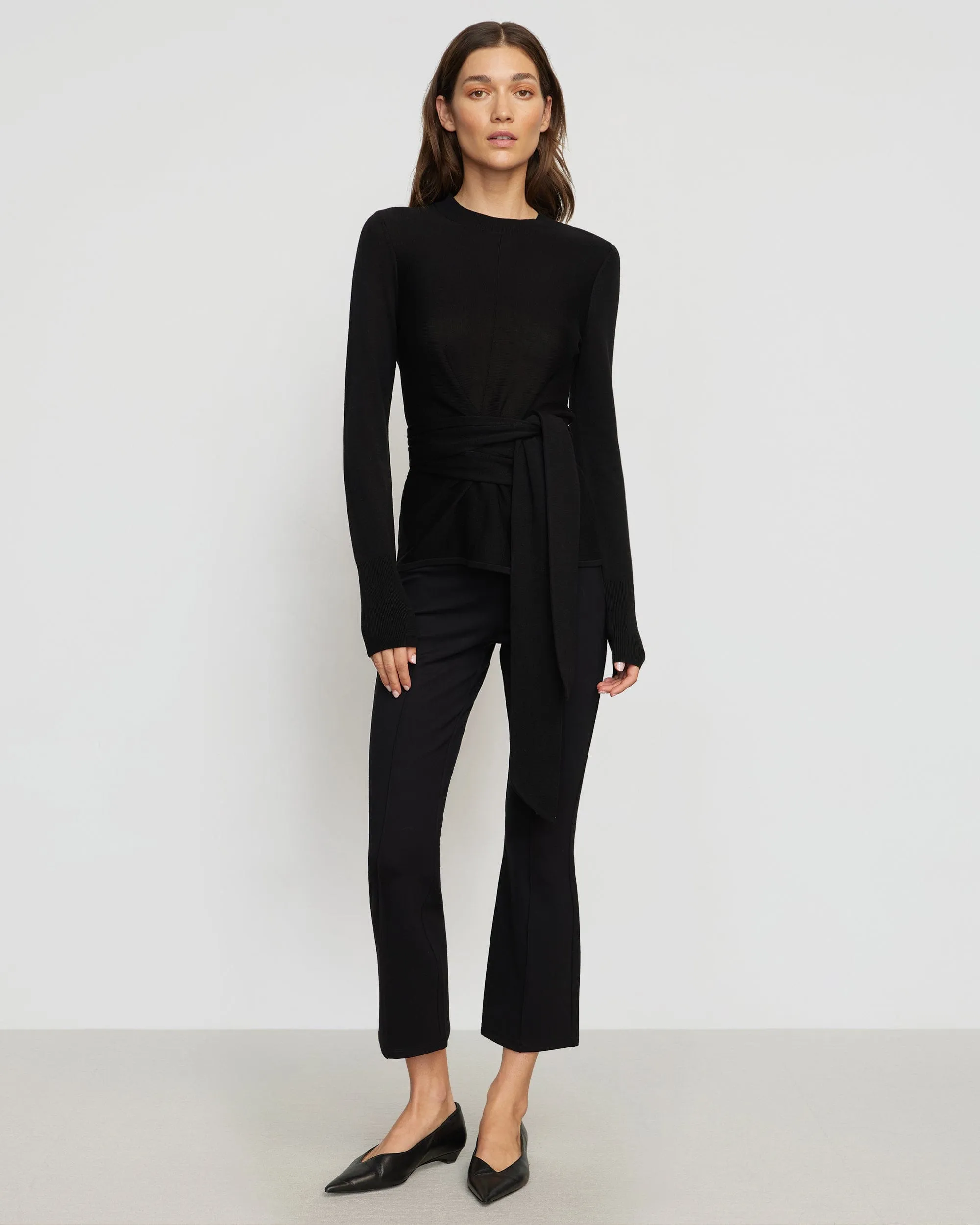 Tez Kick-Flare Ponte Stretch Pant