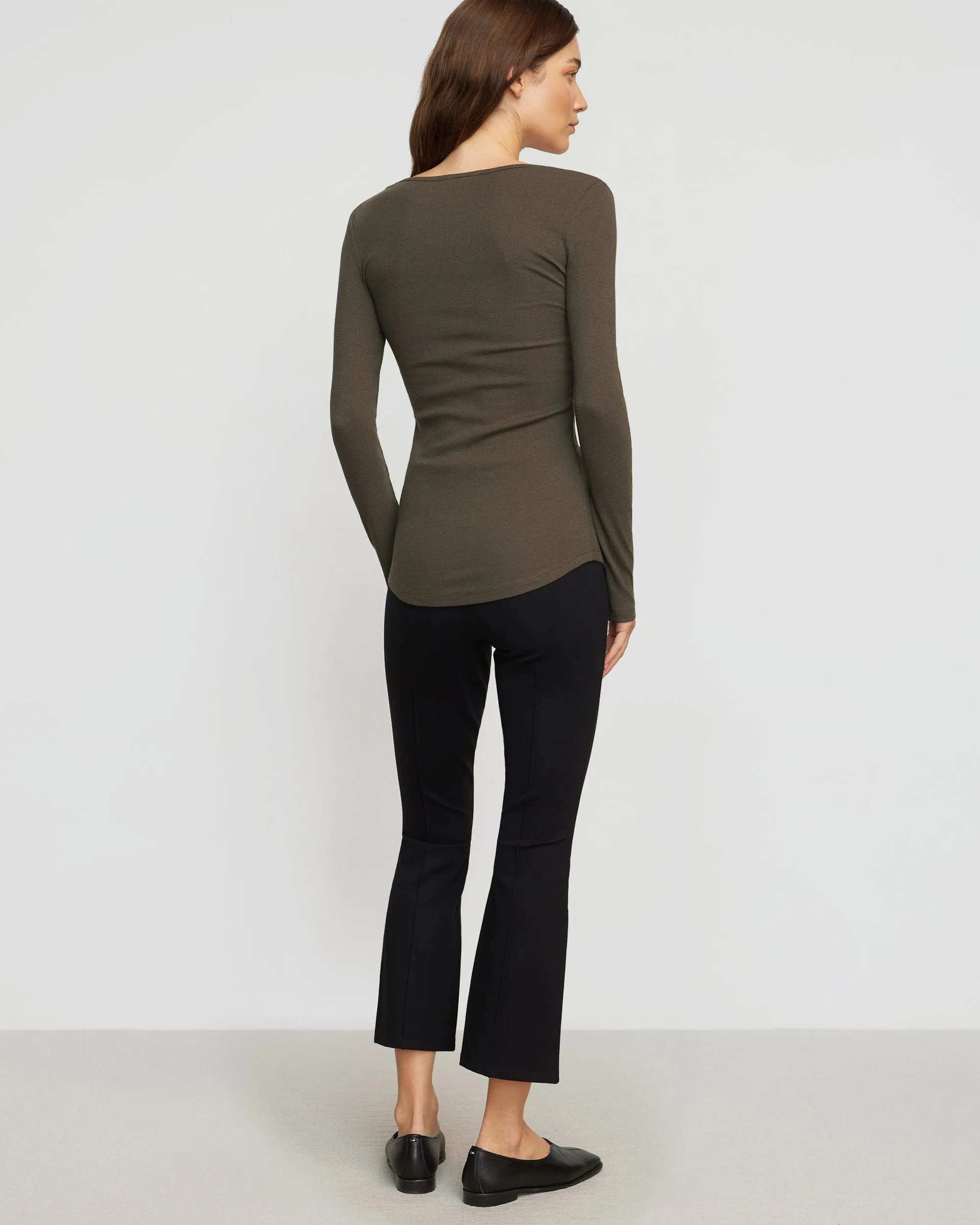 Tez Kick-Flare Ponte Stretch Pant