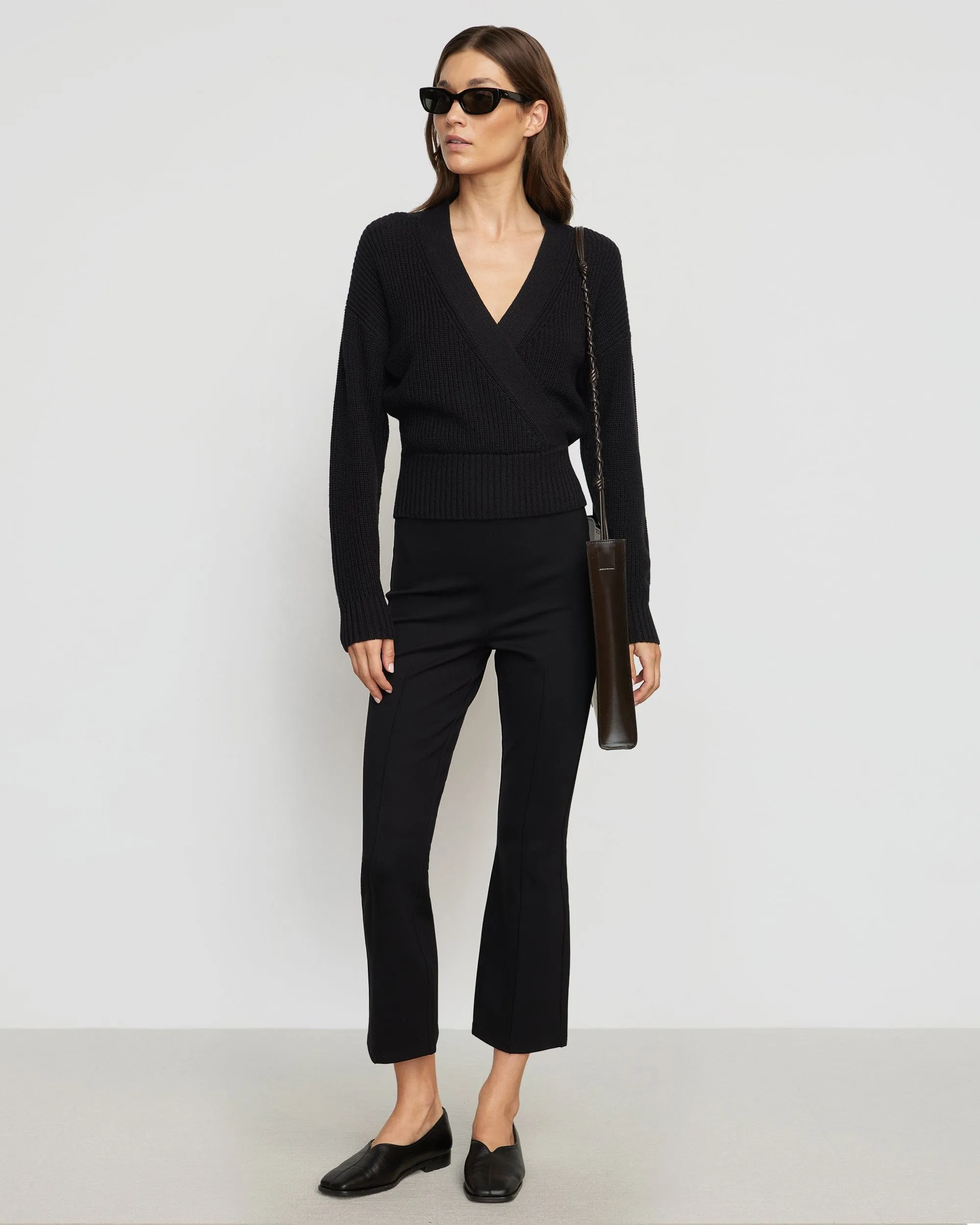 Tez Kick-Flare Ponte Stretch Pant