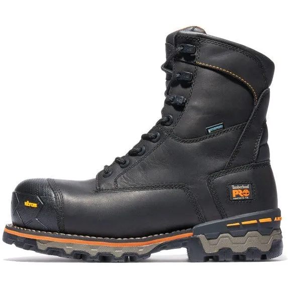 Timberland Pro Men's Boondock 8" Comp Toe WP Work Boot -Black- TB089645001