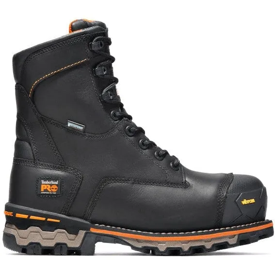 Timberland Pro Men's Boondock 8" Comp Toe WP Work Boot -Black- TB089645001