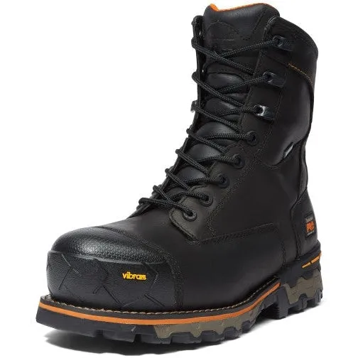 Timberland Pro Men's Boondock 8" Comp Toe WP Work Boot -Black- TB089645001