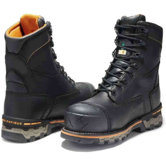 Timberland Pro Men's Boondock 8" Comp Toe WP Work Boot -Black- TB089645001