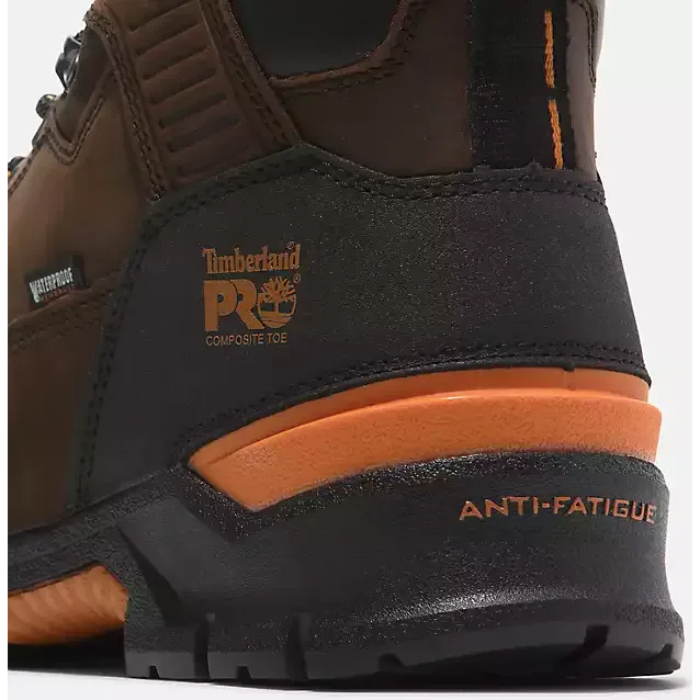 Timberland Pro Men's Endurance EV 6 Comp Toe WP Work Boot -Brown- TB0A5YXU214